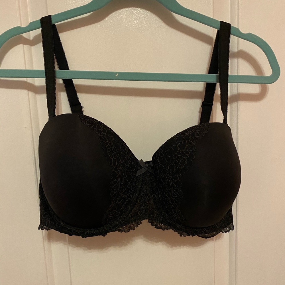 Black strapless dream angels bra 36ddd